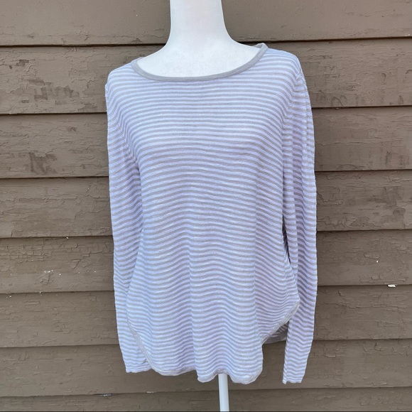 Eileen Fisher linen-blend slub top! - Picture 2 of 7